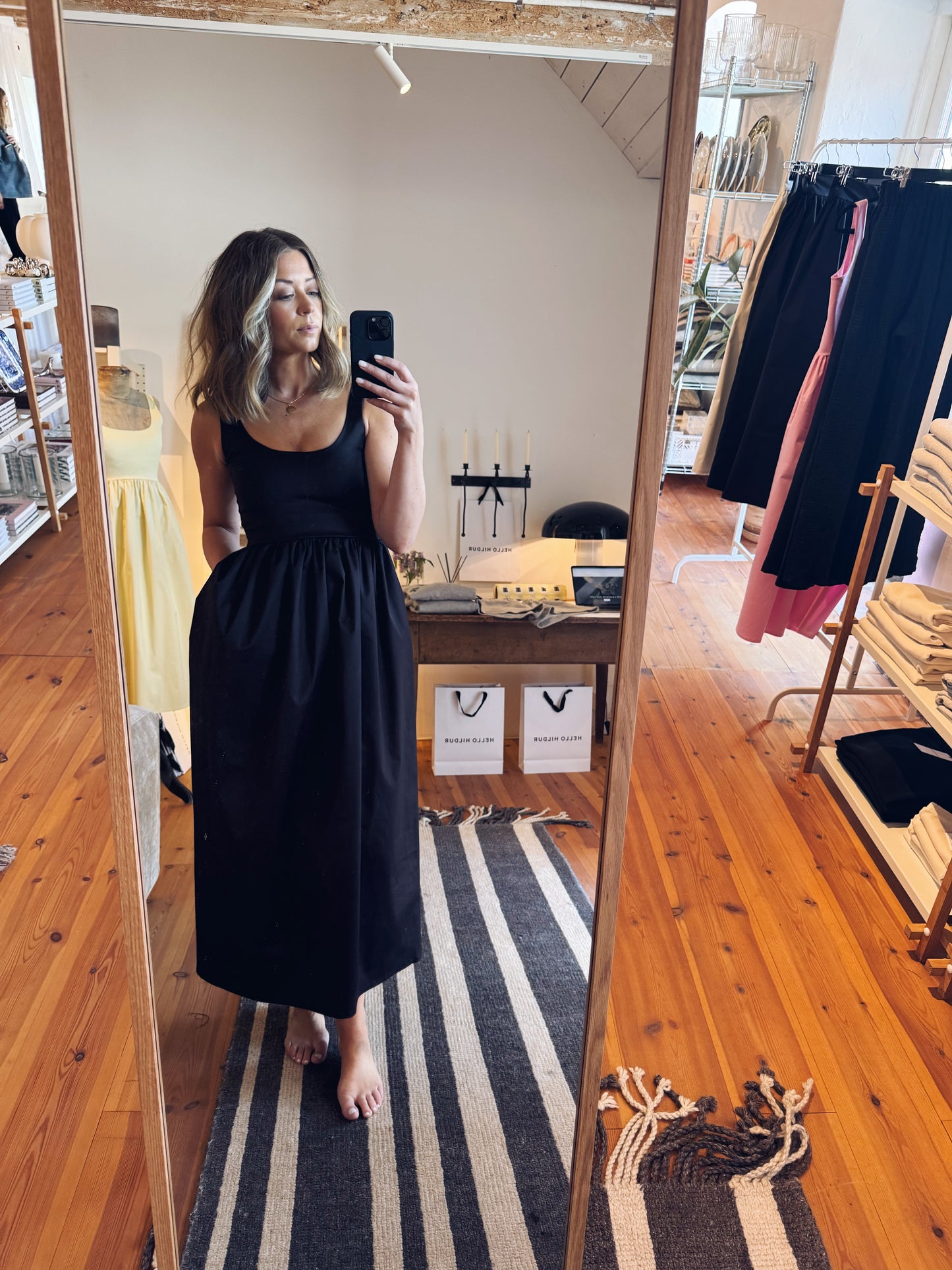 INGELA DRESS NIGHT BLACK