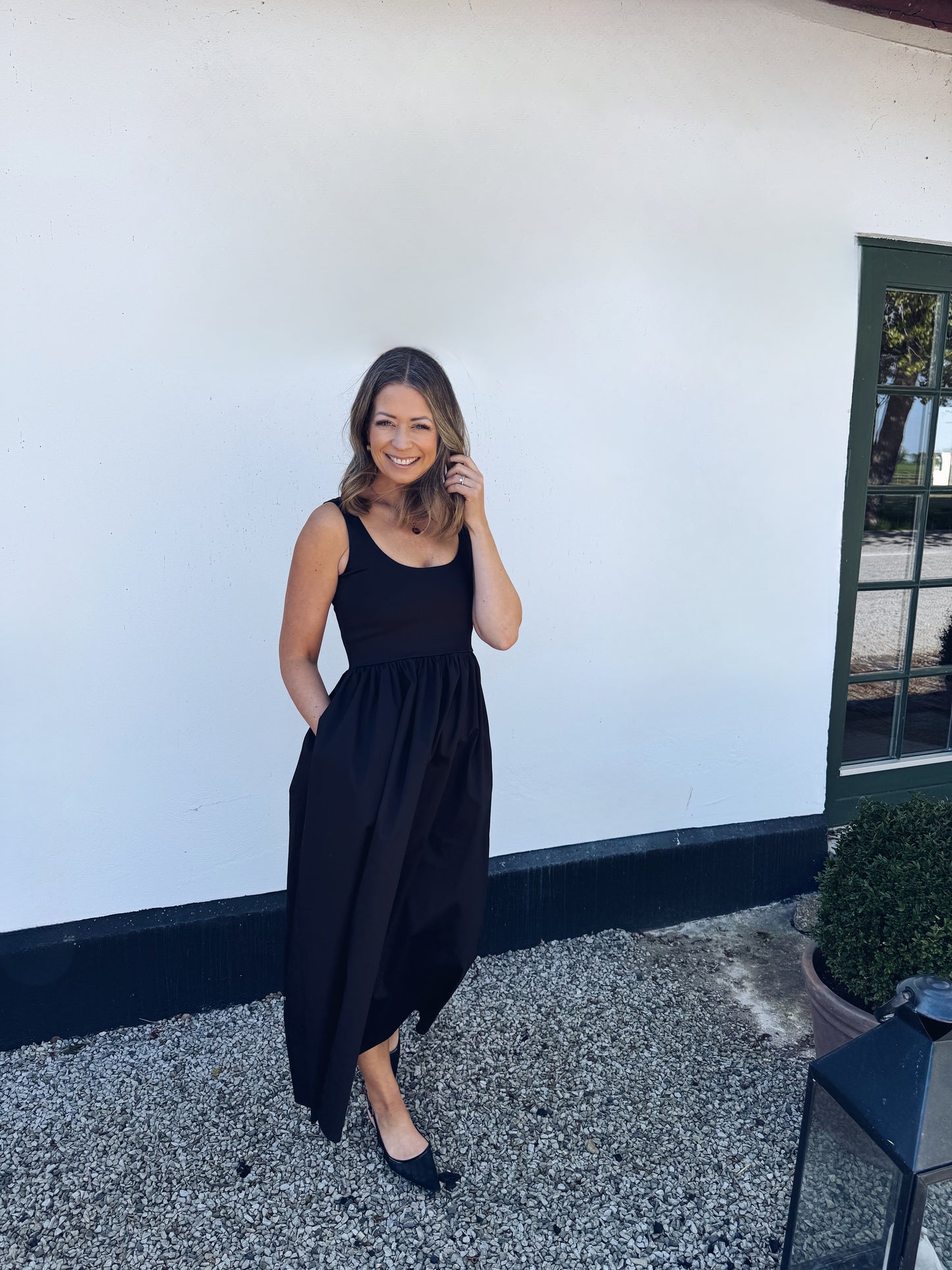 INGELA DRESS NIGHT BLACK