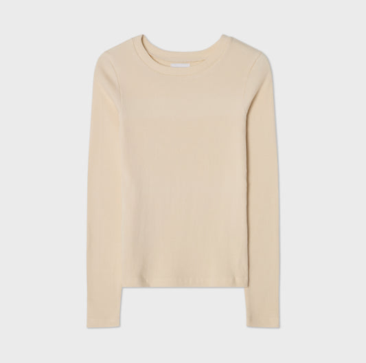NORA LONGSLEEVE TOP NATURE