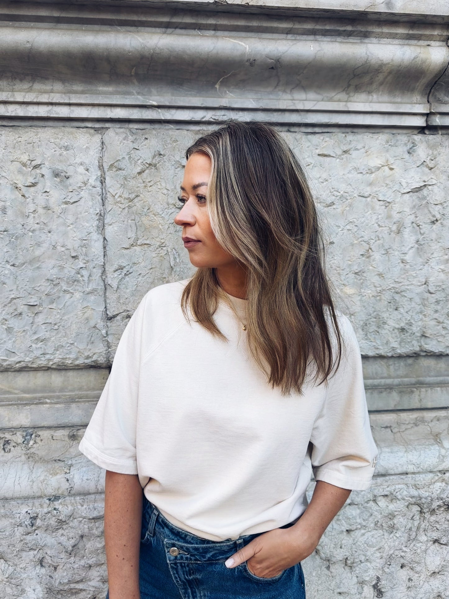 HILDUR SWEATSHIRT SHORTSLEEVE