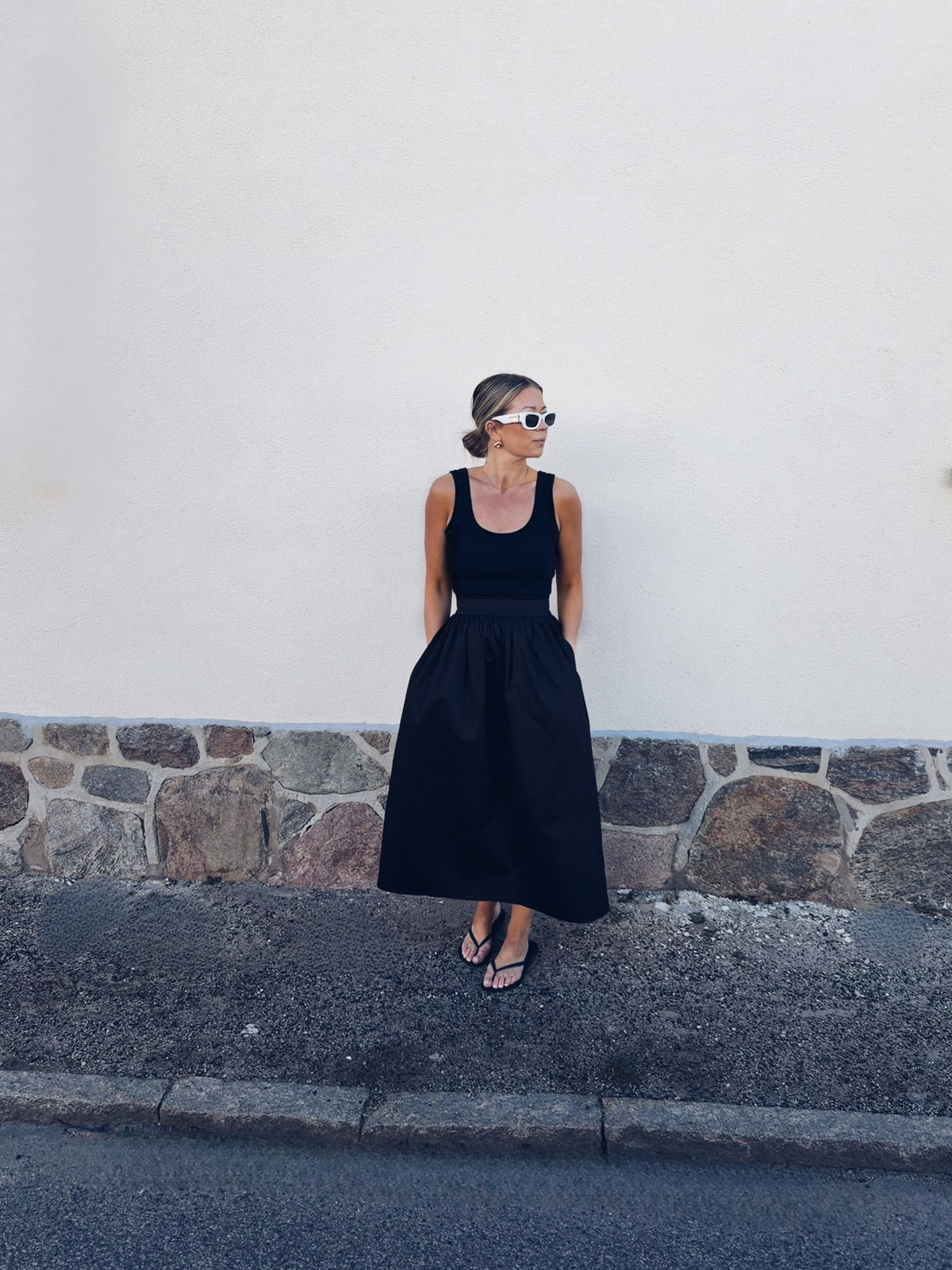 JOHANNA SKIRT NIGHT BLACK