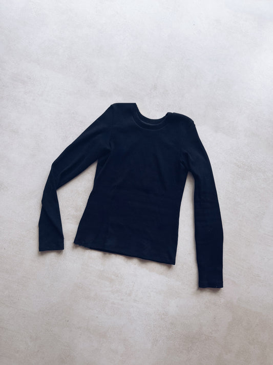 NORA LONGSLEEVE TOP BLACK