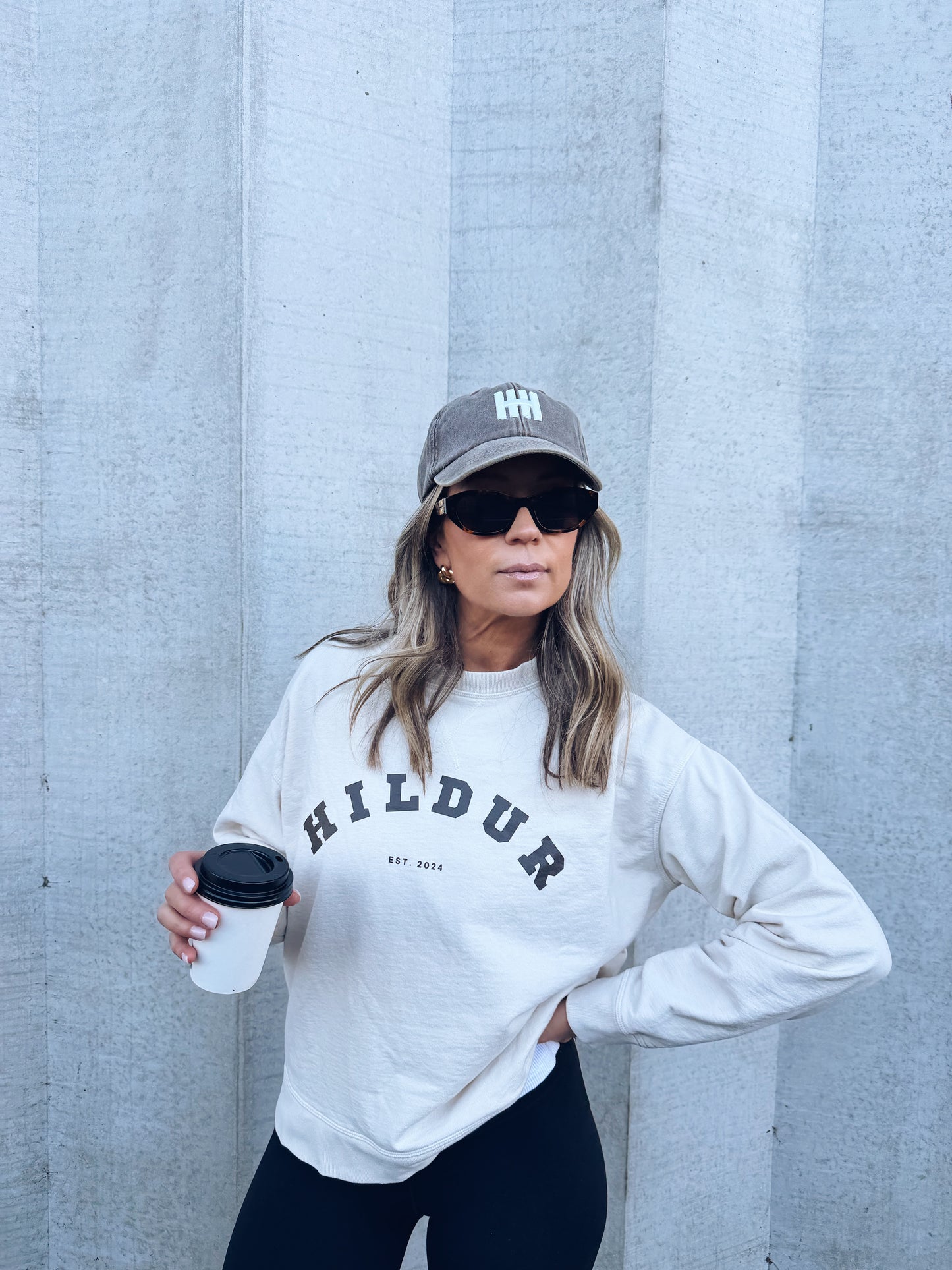 HILDUR SWEATSHIRT PRINT NATUR