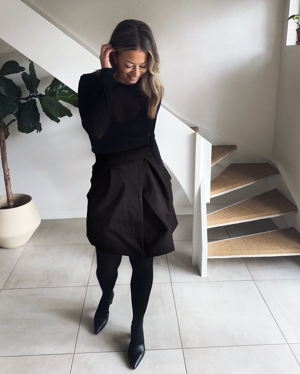 LOVE SKIRT LIQUORICE